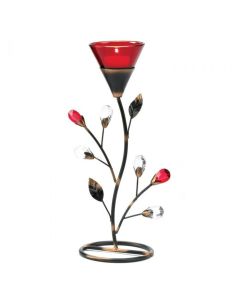 RUBY BLOSSOM TEALIGHT HOLDER